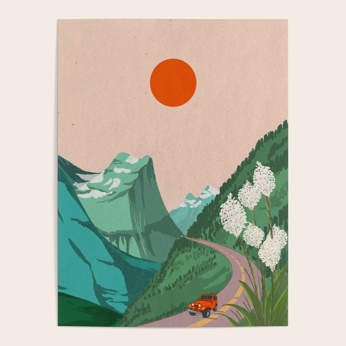 Montana Mountain Escape Poster Gallery Image 4
