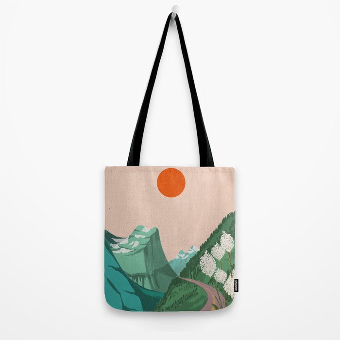 Montana Mountain Escape Tote Bag Gallery Image 2