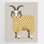 Whimsical Jacob Sheep Jigsaw Puzzle Gallery Image 1