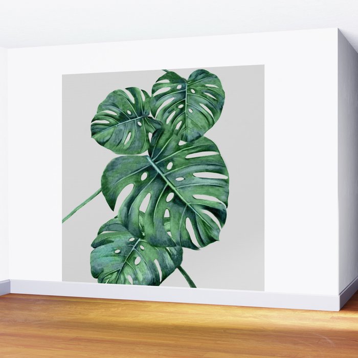 Monstera Wall Mural Gallery Image 2