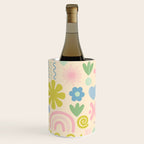 Cute Miscellany Cheerful Whimsical Pastel Pattern  Wine Chiller Gallery Image 2