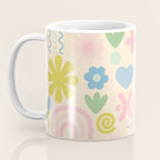 Cute Miscellany Cheerful Whimsical Pastel Pattern  Coffee Mug Gallery Image 3