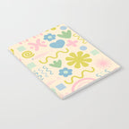Cute Miscellany Cheerful Whimsical Pastel Pattern  Notebook Gallery Image 2