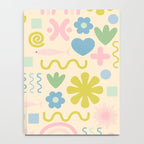 Cute Miscellany Cheerful Whimsical Pastel Pattern  Notebook Gallery Image 4