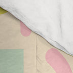 Cute Miscellany Cheerful Whimsical Pastel Pattern  Comforter Gallery Image 4