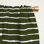 Geo (Olive Green) Window Curtain Gallery Image 2