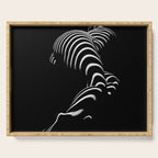 0774-AR BBW Sensual Legs Hips and Ass of a Large Woman Big Beautiful Art Nude Black and White Serving Tray Gallery Image 1