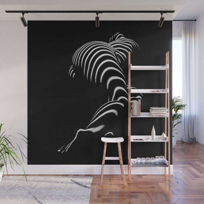 0774-AR BBW Sensual Legs Hips and Ass of a Large Woman Big Beautiful Art Nude Black and White Wall Mural Gallery Image 1