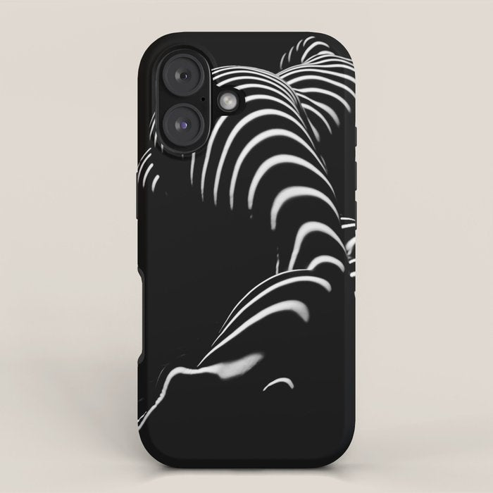 0774-AR BBW Sensual Legs Hips and Ass of a Large Woman Big Beautiful Art Nude Black and White iPhone Case