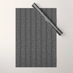 Lines #5 (Dark Gray) Wrapping Paper Gallery Image 1