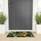 Floral and Birds Vintage Garden Night II Welcome Mat Gallery Image 3