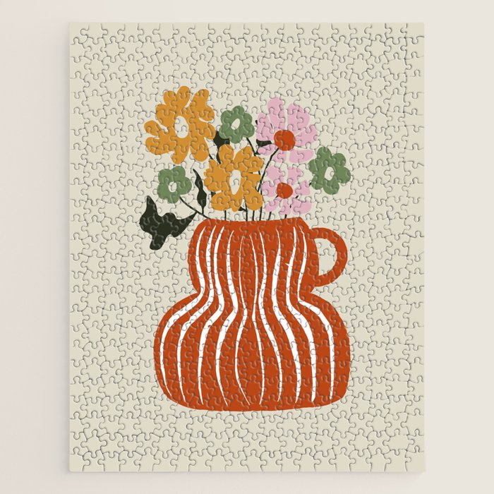 Daisy Jar Jigsaw Puzzle Gallery Image 1