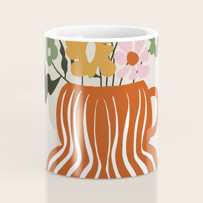 Daisy Jar Coffee Mug Gallery Image 4