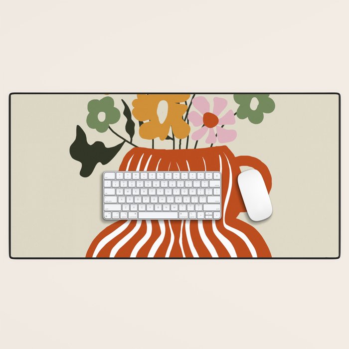 Daisy Jar Desk Mat Gallery Image 1
