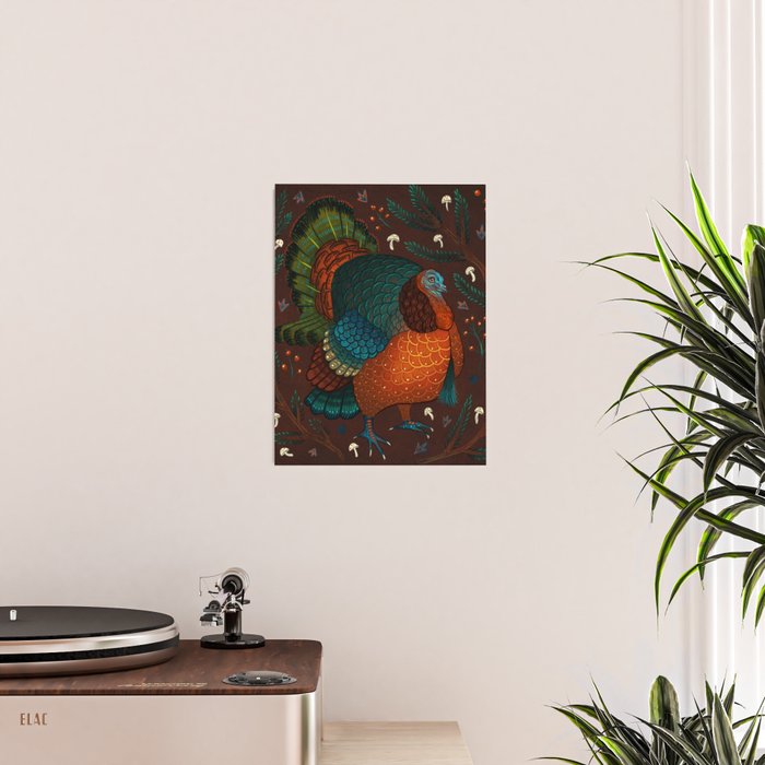 Thanksgiving Pine Turkey Poster Gallery Image 2