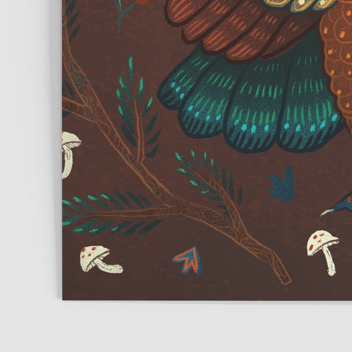 Thanksgiving Pine Turkey Poster Gallery Image 3