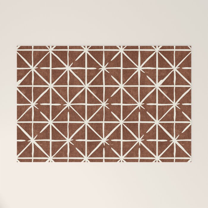 geometric triangles - brandywine Welcome Mat Gallery Image 1