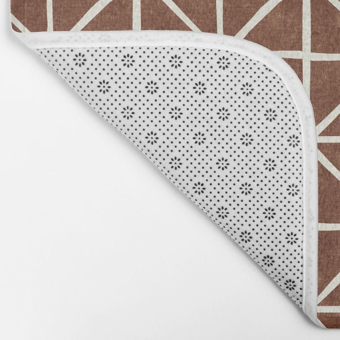 geometric triangles - brandywine Bath Mat Gallery Image 2