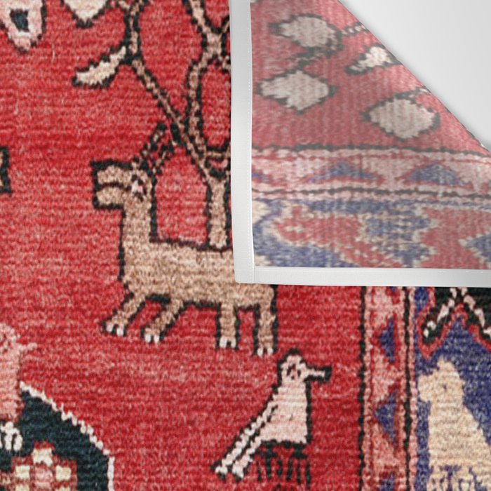 Antique Animal & Bird Persian Rug Print Wall Tapestry Gallery Image 3