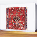 Antique Animal & Bird Persian Rug Print Wall Mural Gallery Image 2