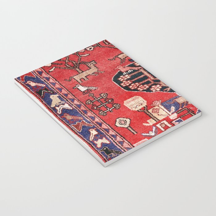 Antique Animal & Bird Persian Rug Print Notebook Gallery Image 3