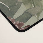 Vintage Christmas Floral on Sage Green Desk Mat Gallery Image 4