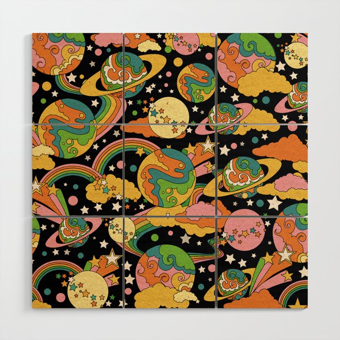 Cosmic Magic Universe Wood Wall Art Gallery Image 1