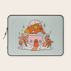 Mushroom Cottage Laptop Sleeve Gallery Image 1