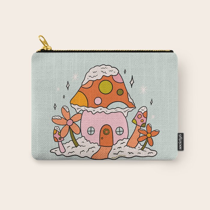 Mushroom Cottage Carry All Pouch Gallery Image 1