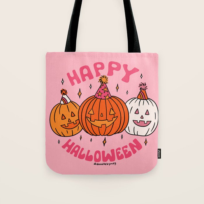 Happy Halloween Party Tote Bag Gallery Image 1