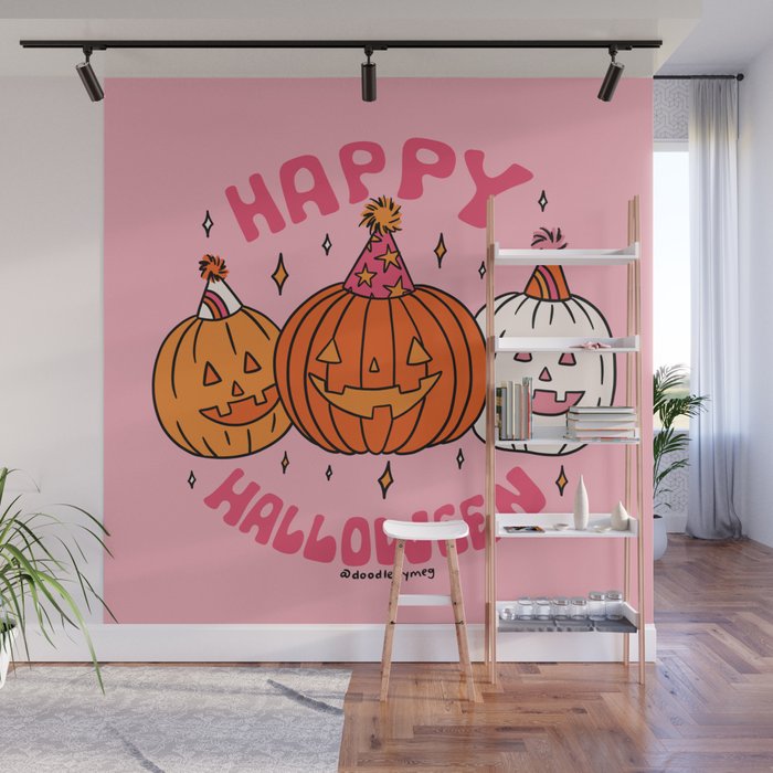 Happy Halloween Party Wall Mural Gallery Image 1
