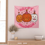 Happy Halloween Party Wall Tapestry Gallery Image 2