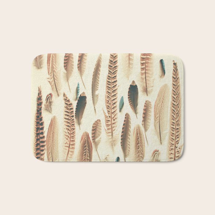 Found Feathers Bath Mat Gallery Image 1