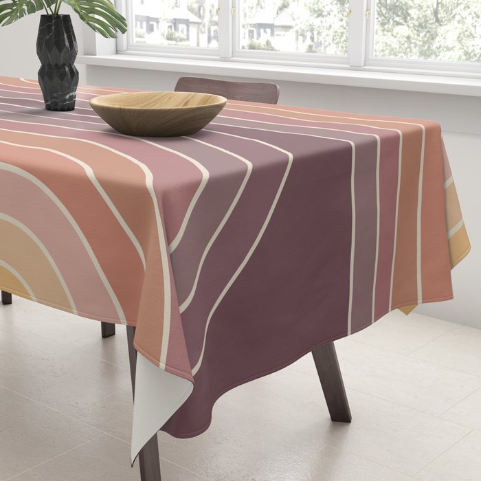Gradient Curvature I Tablecloth Gallery Image 3