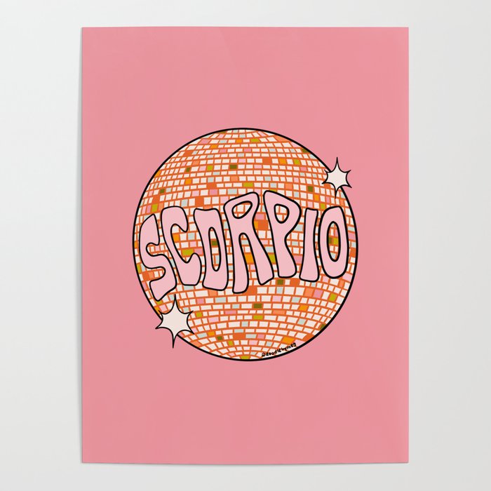 Scorpio Disco Ball Poster Gallery Image 4