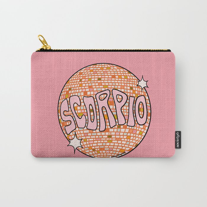 Scorpio Disco Ball Carry All Pouch Gallery Image 1