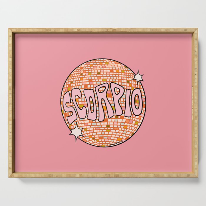 Scorpio Disco Ball Serving Tray Gallery Image 1