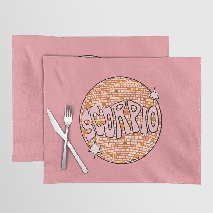 Scorpio Disco Ball Placemat Gallery Image 1
