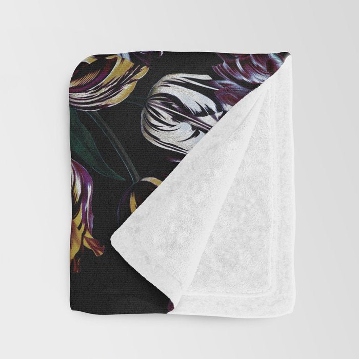 EXOTIC GARDEN - NIGHT XIV Throw Blanket Gallery Image 3