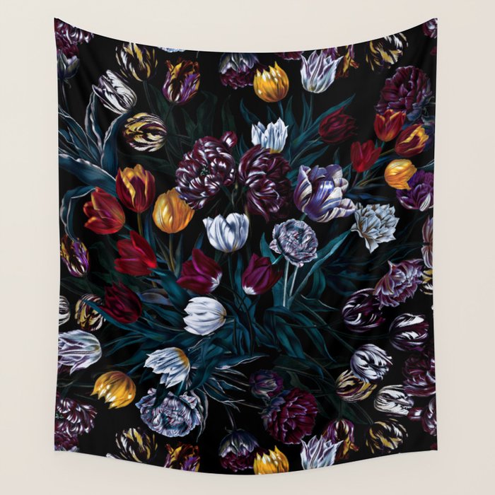 EXOTIC GARDEN - NIGHT XIV Wall Tapestry Gallery Image 4