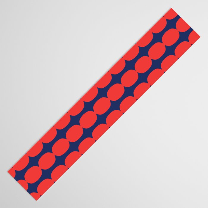 Ember and Navy Bubble Chain Table Runner Gallery Image 3