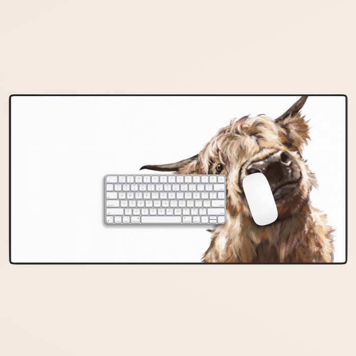 Highland Cow Desk Mat Gallery Image 1
