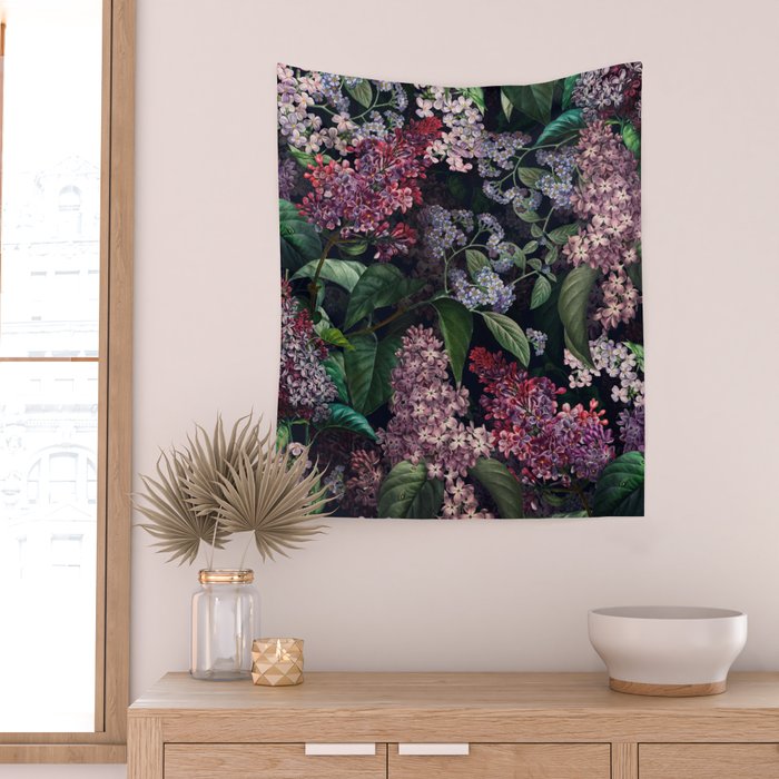 Lilac Garden Wall Tapestry Gallery Image 2