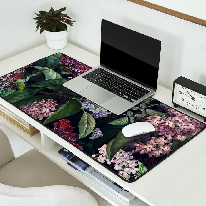 Lilac Garden Desk Mat Gallery Image 2