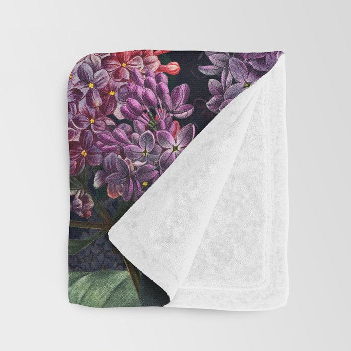 Lilac Garden Throw Blanket Gallery Image 3