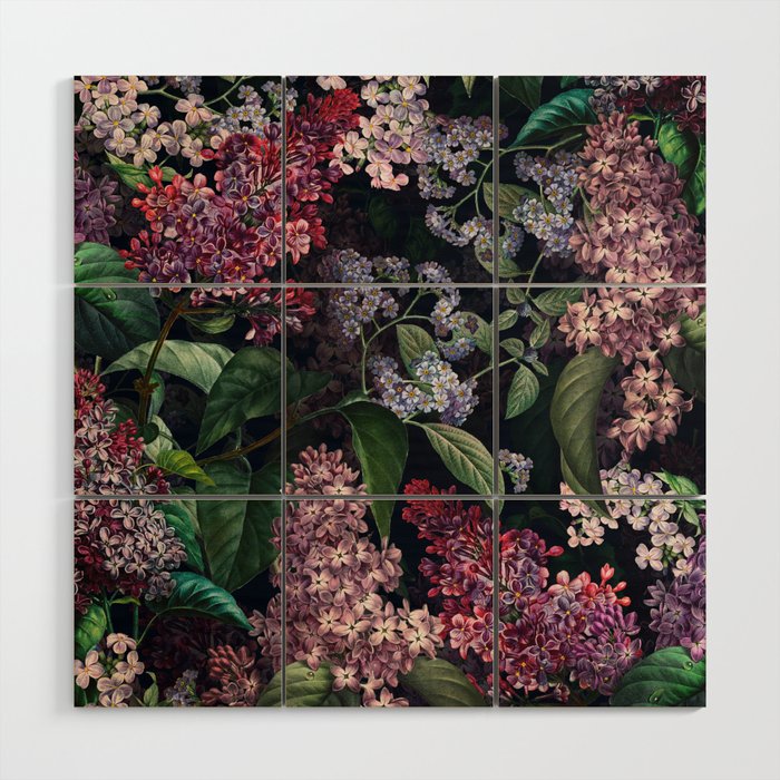 Lilac Garden Wood Wall Art Gallery Image 1
