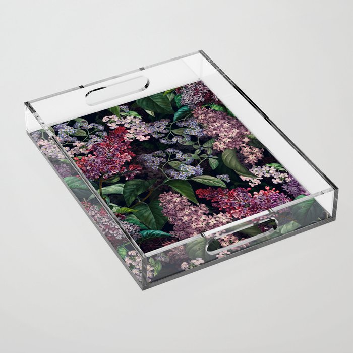 Lilac Garden Acrylic Tray Gallery Image 1