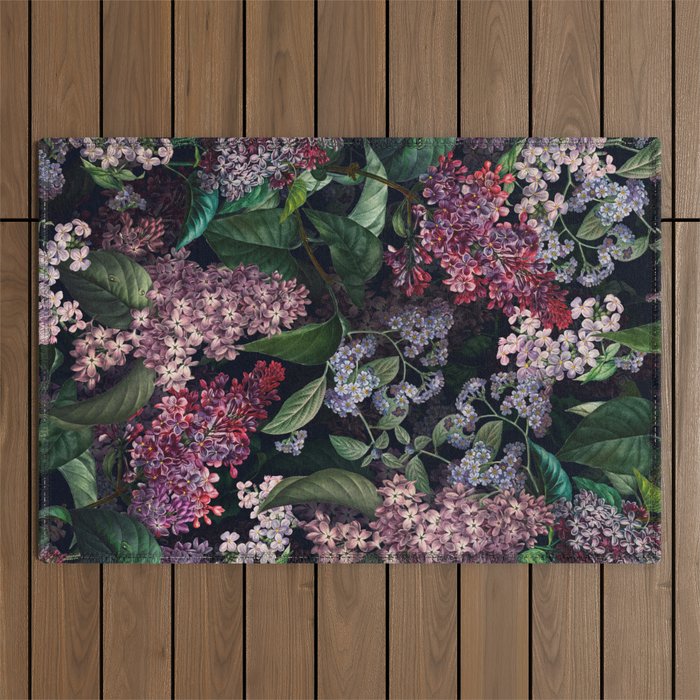 Lilac Garden Outdoor Rug Gallery Image 1
