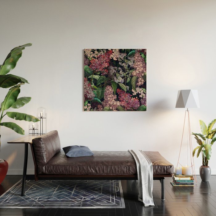 Lilac Garden Wood Wall Art Gallery Image 2