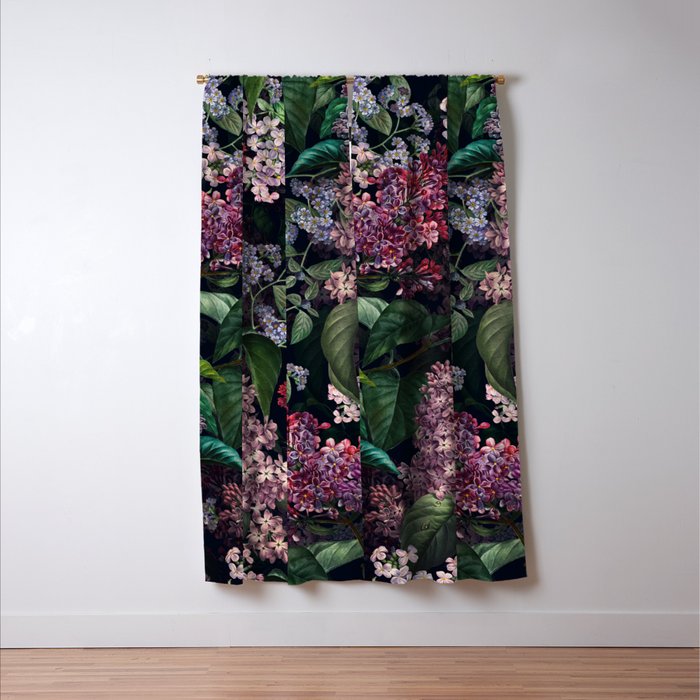 Lilac Garden Window Curtain Gallery Image 3